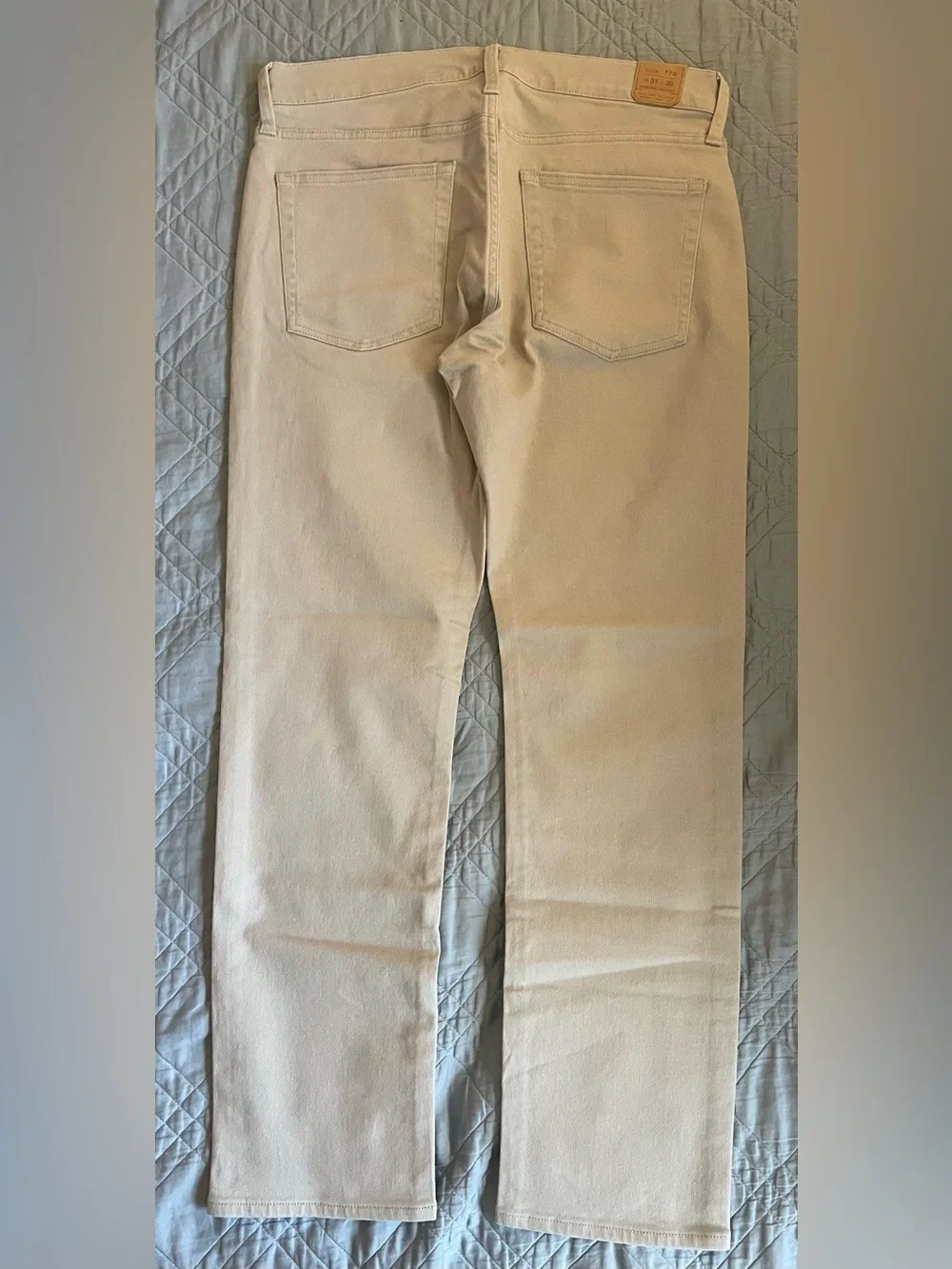 J. CREW 770M Straight-fit Bergen five-pocket pant in Canvas W 31 NWT $118 CH146